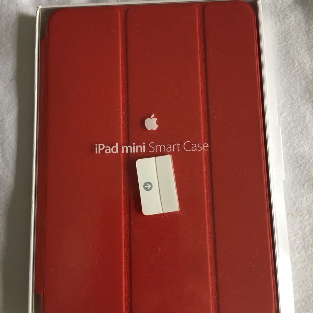 Red iPad mini smart case